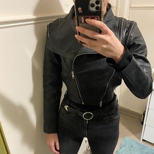 One of the kind custom-made, real leather jacket.